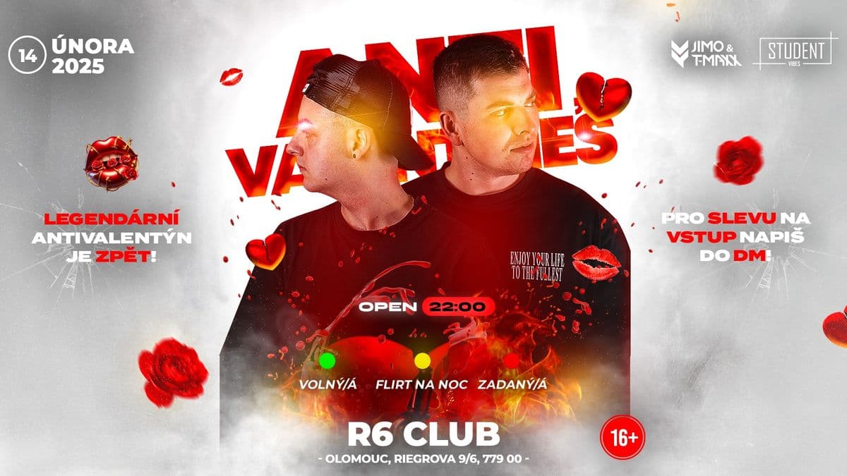 ANTIVALENTÝN - OLOMOUC