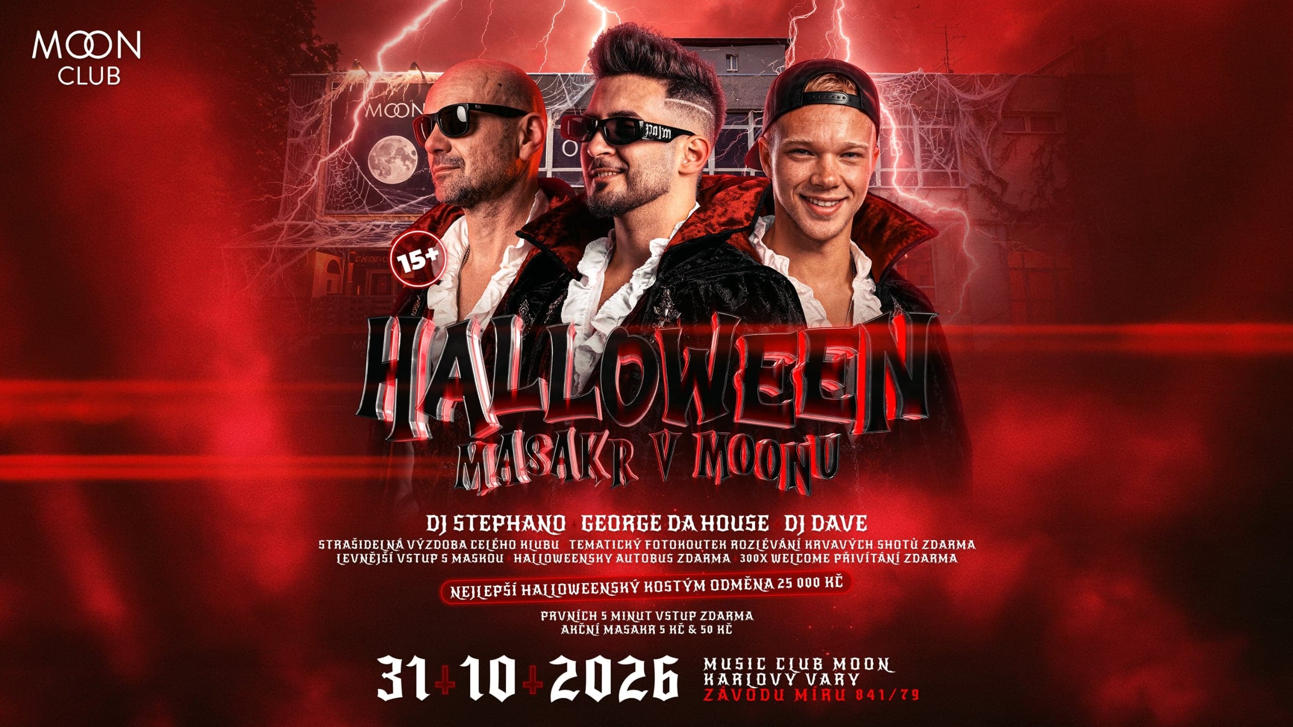 HALLOWEEN MASAKR V MOON CLUB KV