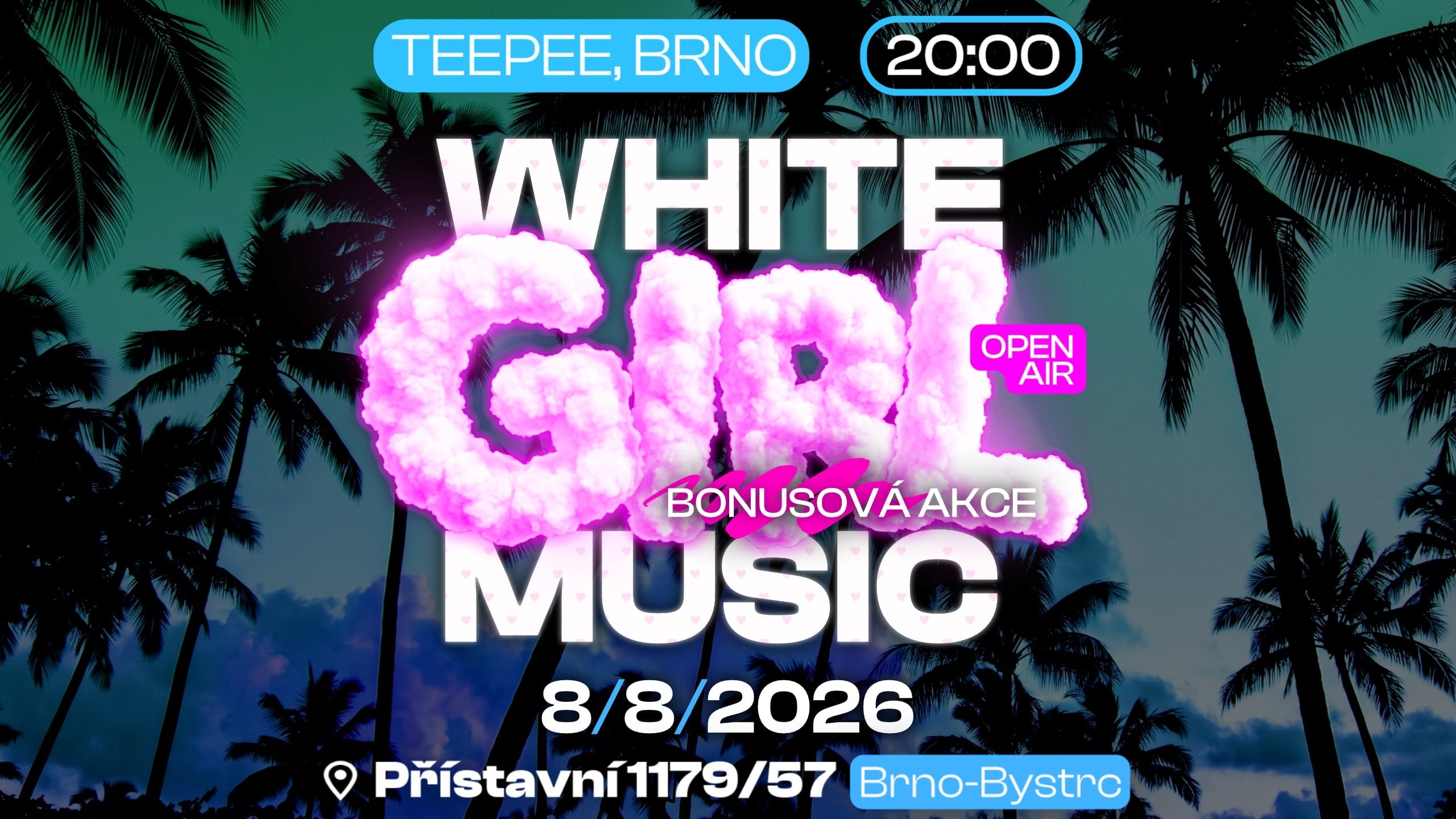 WHITE GIRL MUSIC - TEEPEE BRNO