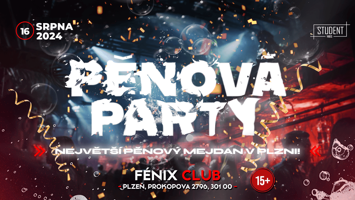 PĚNOVÁ PARTY - PLZEŇ