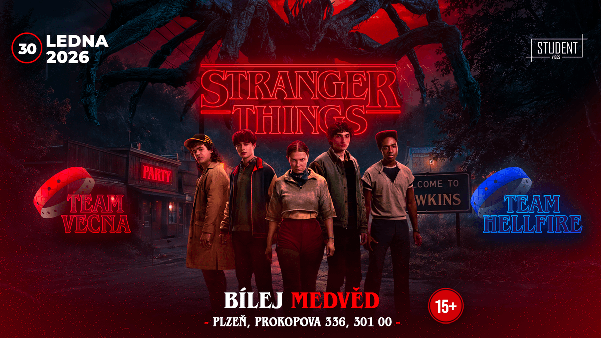 STRANGER THINGS PARTY - PLZEŇ